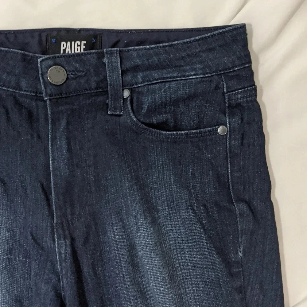 PAIGE Hoxton High Rise Ankle Skinny Jeans, Color Mona Size 26 - Picture 7 of 15